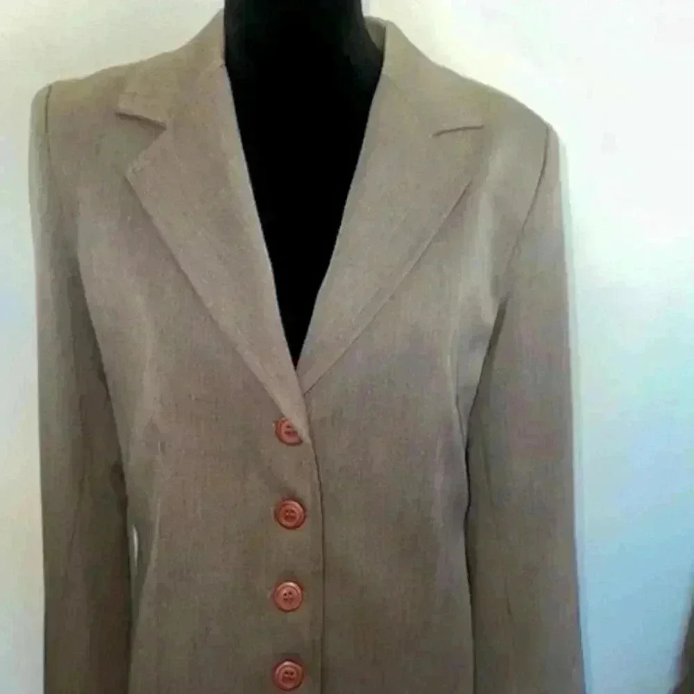 Fabrizio Gianni Sharp Regular Fit Button-Up Collared Blazer Jacket